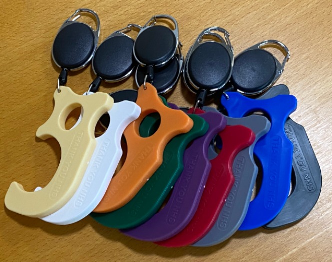 AJKM manufacture Handy Hooks for the NHS