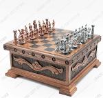 Large Chest Chess Table
