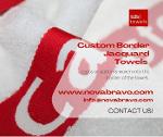 Custom Border Jacquard Towels 