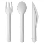 Paper Cutlery Set 3 in 1 Spoon Fork and Knife